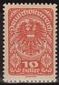 Austria - 1919 - Coat Of Arms - 10 H - Orange - Austria, Coats Of Arms - Scott 205 - 0